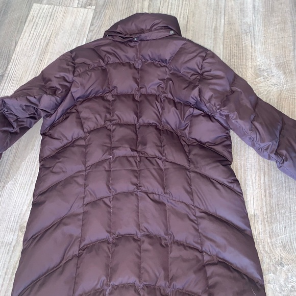 EDDIE BAUER vtg puffer Down lodge Parka jacket s - Picture 3 of 6